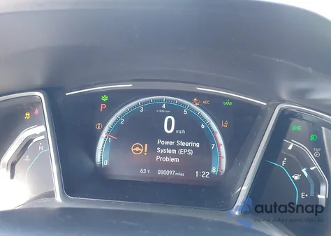 2019 Honda Civic Ex z USA, uszkodzony, nr VIN 19XFC1F36KE005478